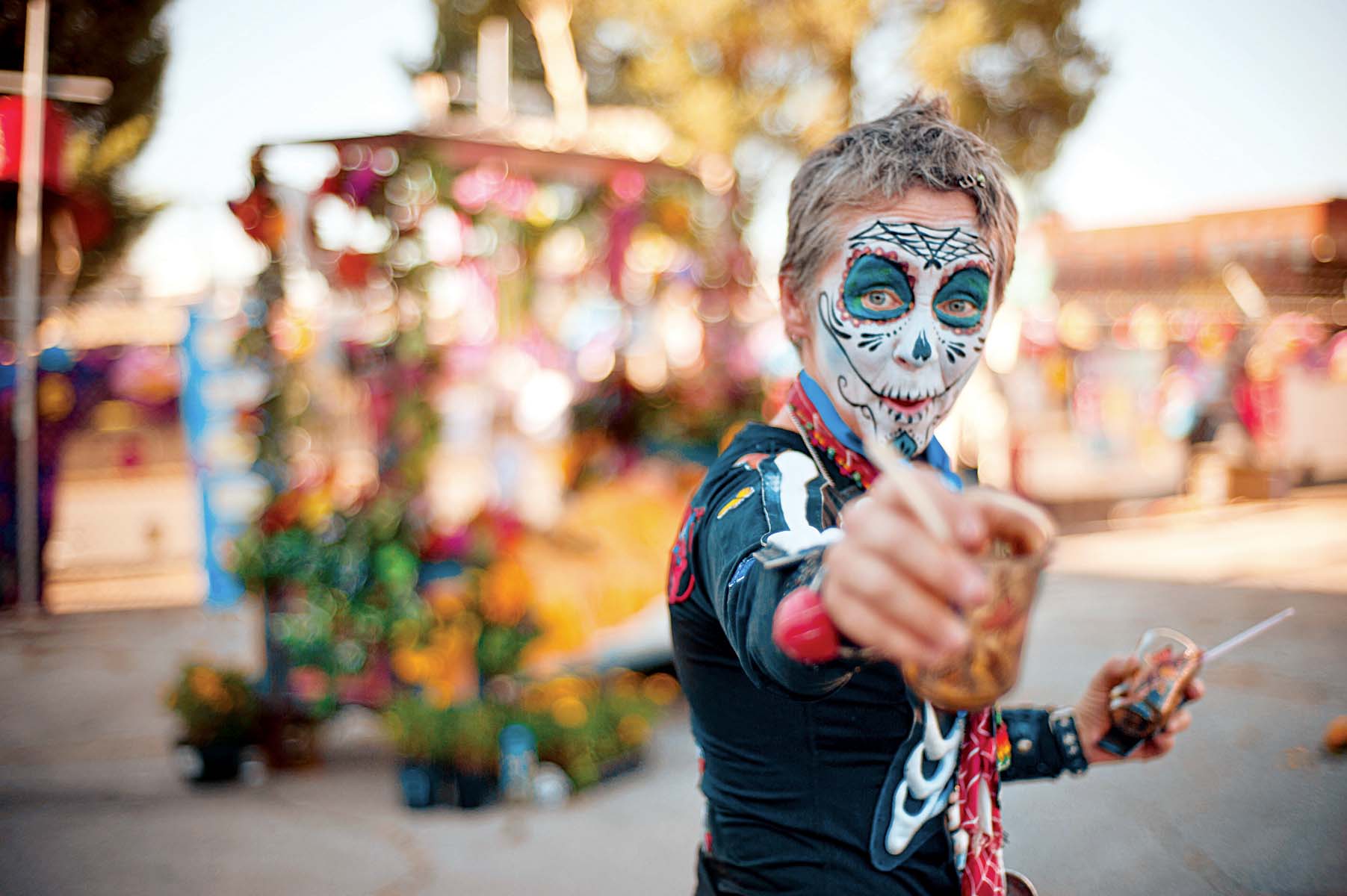 Festival no México dia de Los Muertos
