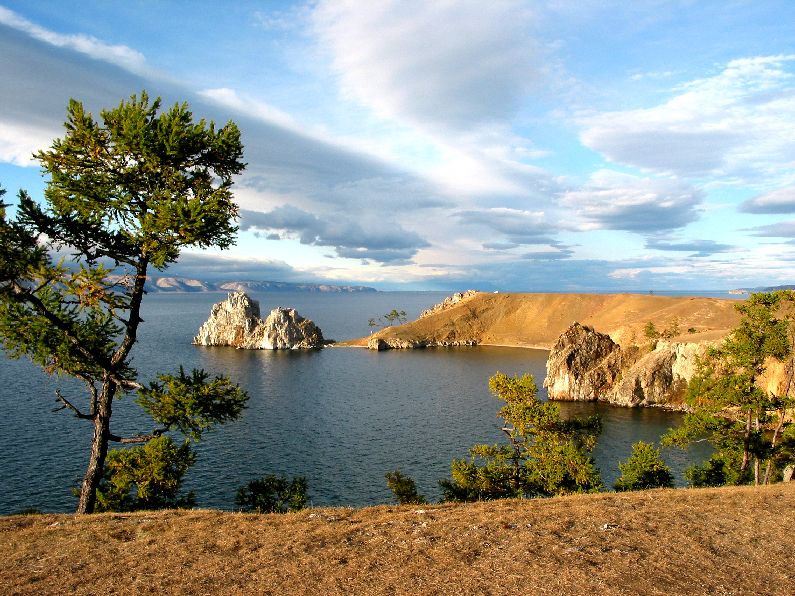 ilhas Olkhon, no lago Baikal